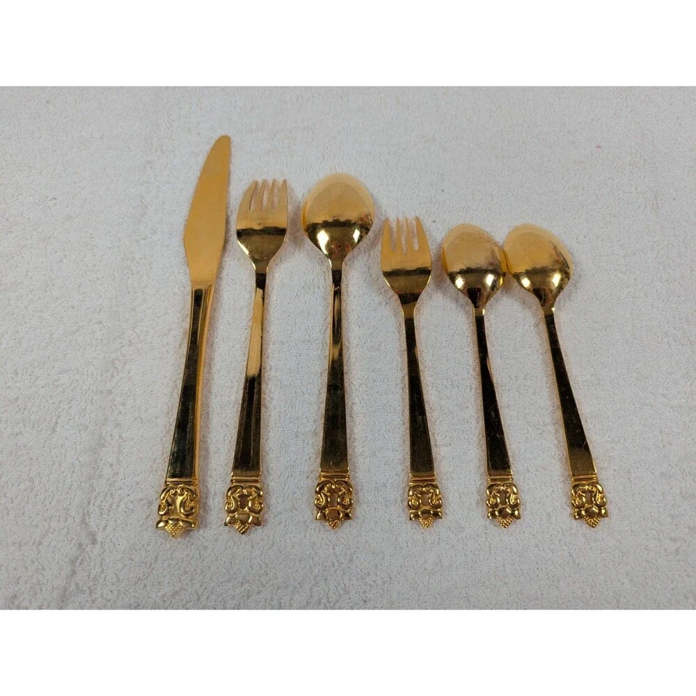 Stanley Roberts - Gold Valentine - Gold Electroplate - Rogers Co Flatware